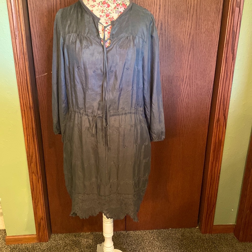 Johnny Was Vintage Silk Dress